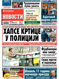 Večernje novosti - broj 1087, 22. feb 2014.