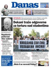 Danas - broj 9995, 20. avg 2025.
