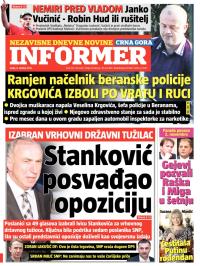 Informer CG - broj 741, 8. okt 2014.