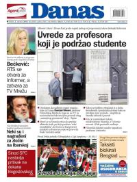 Danas - broj 8038, 2. okt 2019.