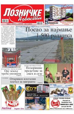 Lozničke novosti - broj 527, 20. apr 2018.