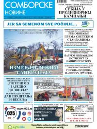 Somborske novine - broj 3428, 6. mar 2020.