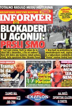 Informer - broj 4214, 23. feb 2026.