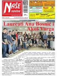 Naše novine, Temerin - broj 244, 15. maj 2015.