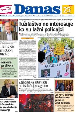 Danas - broj 6987, 15. nov 2016.