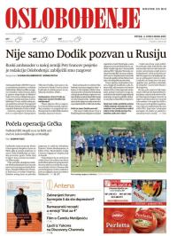 Oslobođenje - broj 25330, 2. jun 2017.