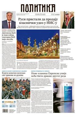 Politika - broj 40216, 20. nov 2025.
