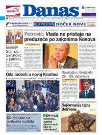 Danas - broj 6652, 16. dec 2015.