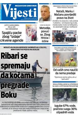 Vijesti - broj 9806, 19. avg 2025.