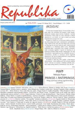 Republika - broj 516, 1. jan 2012.