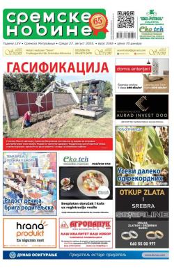 Sremske Novine - broj 3365, 27. avg 2025.
