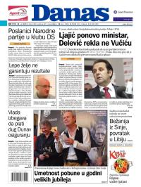 Danas - broj 5408, 20. jul 2012.