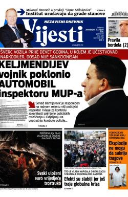 Vijesti - broj 6261, 31. avg 2015.