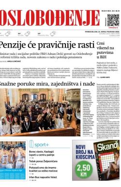 Oslobođenje - broj 27891, 21. apr 2025.