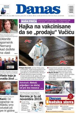 Danas - broj 8520, 26. jan 2021.