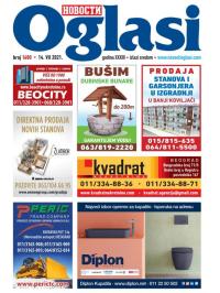 Novosti oglasi - broj 1680, 14. jul 2021.