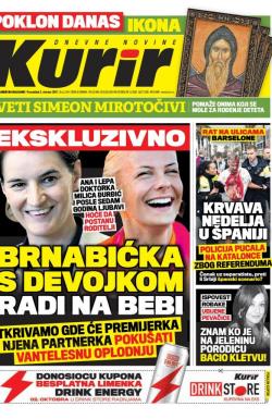 Kurir - broj 1314, 2. okt 2017.