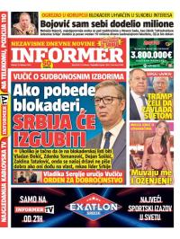 Informer - broj 4205, 10. feb 2026.