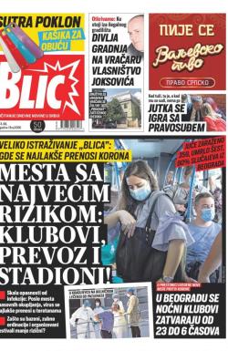 Blic - broj 8386, 3. jul 2020.