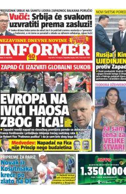 Informer - broj 3676, 17. maj 2024.