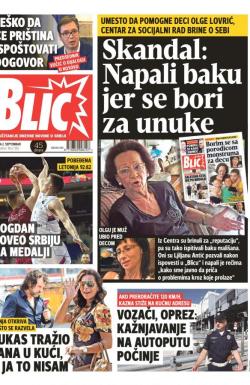 Blic - broj 7382, 2. sep 2017.