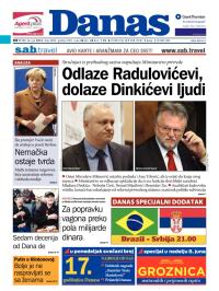 Danas - broj 6094, 6. jun 2014.