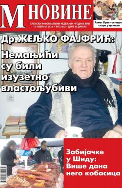 M Novine, Sr. Mitrovica - broj 843, 14. feb 2018.