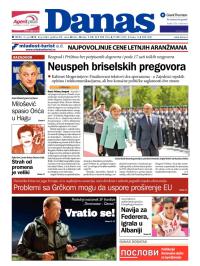 Danas - broj 6484, 1. jul 2015.