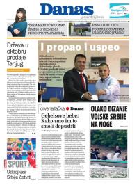 Danas - broj 7672, 1. okt 2018.