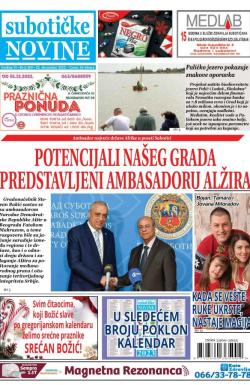 Nove Subotičke novine - broj 300, 23. dec 2022.