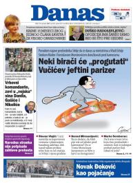 Danas - broj 9405, 13. sep 2023.