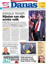 Danas - broj 6982, 10. nov 2016.