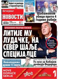 Večernje novosti - broj 3498, 29. jan 2020.
