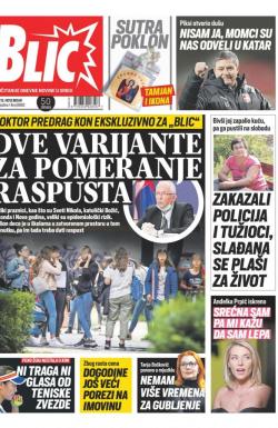 Blic - broj 8882, 19. nov 2021.