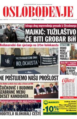 Oslobođenje - broj 24.119, 28. jan 2014.