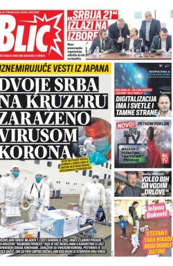 Blic - broj 8268, 26. feb 2020.