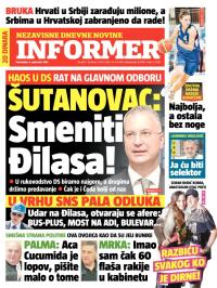 Informer - broj 411, 9. sep 2013.