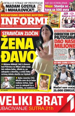 Informer - broj 1016, 3. sep 2015.