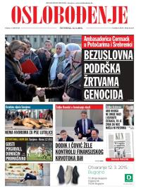 Oslobođenje - broj 24.527, 12. mar 2015.