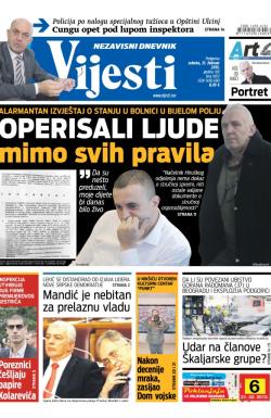 Vijesti - broj 6072, 21. feb 2015.