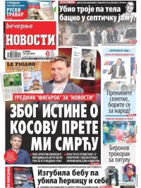 Večernje novosti - broj 3277, 18. jun 2019.