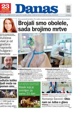 Danas - broj 8327, 17. jul 2020.