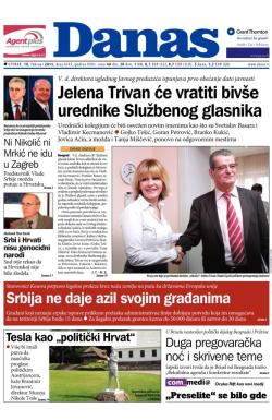 Danas - broj 6343, 10. feb 2015.