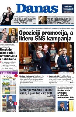 Danas - broj 9102, 16. sep 2022.