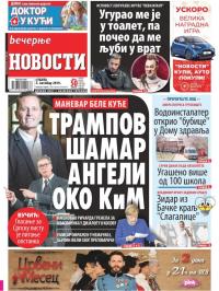 Večernje novosti - broj 3385, 5. okt 2019.