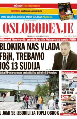 Oslobođenje - broj 24.929, 17. apr 2016.