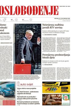 Oslobođenje - broj 25.019, 20. jul 2016.