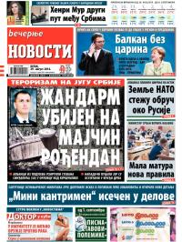 Večernje novosti - broj 1272, 29. avg 2014.