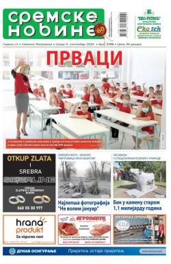 Sremske Novine - broj 3106, 9. sep 2020.