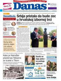 Danas - broj 6911, 31. avg 2016.